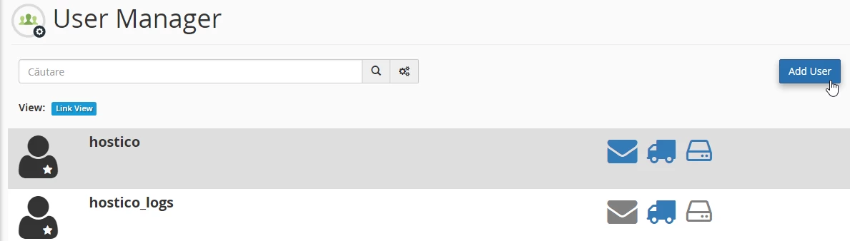 Add User in User Manager