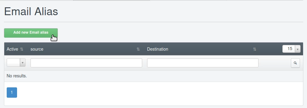 Email Alias ISPConfig